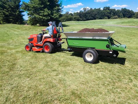 pull behind compost spreader